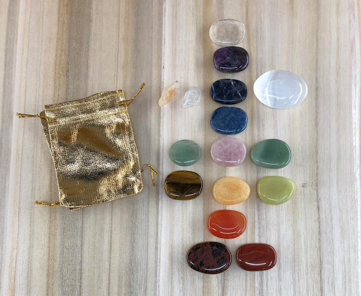 Pack 7 Chakras 16 minerales